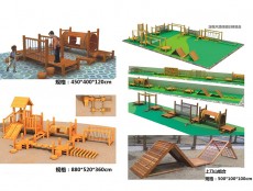 煙臺XS-TZ0001木質組合游樂設施